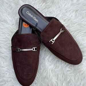 Calvin Klein Womens Brown Loafers